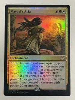 Mayael’s Aria NM Foil Double Masters MTG - Image 1