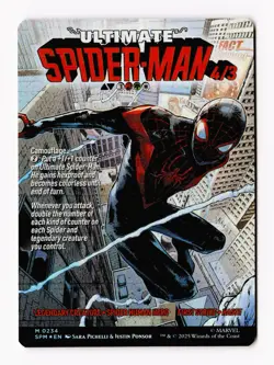 Miles Morales (Borderless) (Foil) 0234 (M) MTG Marvel's Spider-Man (SPM) - Image 2