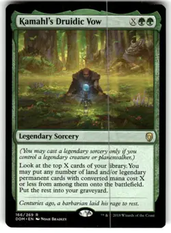 Kamahl's Druidic Vow Dominaria Regular MTG NM - Image 1