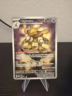 Pokemon Center Stamped Alakazam 009 Pokemon Mega Evolutions -ETB Promo - Image 1