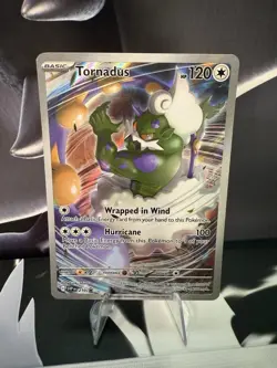 Tornadus 210 - Pokemon TCG S&V White Flare ETB Black Star Promo Card- NM+ - Image 1