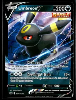 2022 TCG Pokemon #SWSH203 Umbreon V SWSH Black Star Promos - Image 1