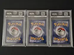 2003 Pokemon Charizard Charmeleon Charmander EX Dragon National Champs PSA 9 - Image 2