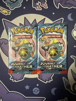 Pokemon Journey Together Booster Packs - New/Sealed 2 Packs - Image 1