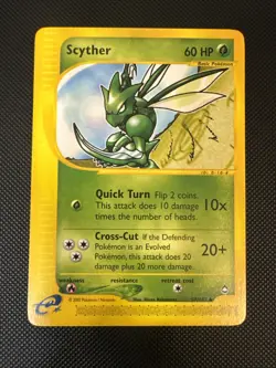 Scyther 057/147 Aquapolis Regular Pokemon S592 - Image 1