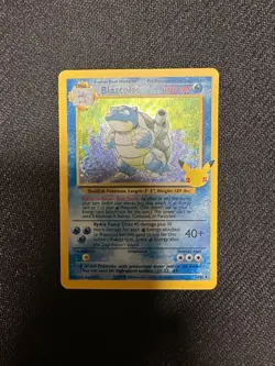 Pokemon Blastoise 2/102 Celebrations 25th Anniversary Holo Rare NM/MINT - BLEED! - Image 1