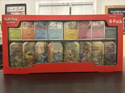 Pokemon Prismatic Evolutions Mini Tins 8 Pack Costco Exclusive~Sealed - Image 1