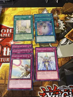 LIGHTSWORN LYLA JUDGMENT DRAGON FELIS SOLAR RECHARGE WULF LUMINA YUGIOH DECK - Image 3
