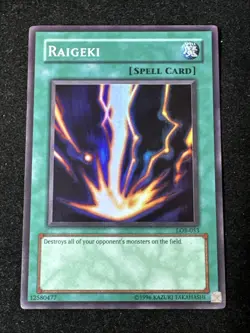 Raigeki LOB-053 The Legend of Blue Eyes White Dragon-Unlimited Edition LP - Image 1