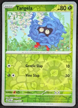 Tangela 2024 Twilight Masquerade Reverse Holo Pokemon Card 001/167 (NM) - Image 1