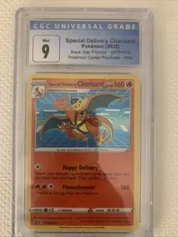 Special Delivery Charizard SWSH075 Holo Promo Card Sword&Shield - Image 1