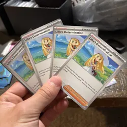 4x Lillie's Determination 119/132 Pokemon TCG: Mega Evolutions Card Playset - Image 1