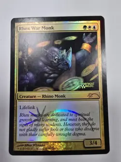 Rhox War Monk FNM Promos Foil Magic The Gathering Mtg - Image 1