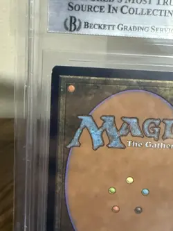 Beckett 9 MINT MTG Secret Lair: Final Fantasy Gilded Lotus Foil Promo - Image 3
