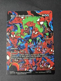 Rite Of Replication M 0014 (Borderless) MTG Magic: Marvel Spider-Man Regular - Image 1