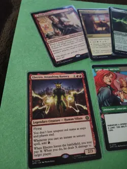 MTG Spiderman Rare Lot, 1 Foil 2 Borderless Cards SPM Origin Spider-Man & MJ - Image 4