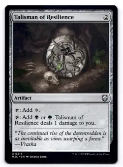 Talisman of Resilience NM Commander: Modern Horizons 3 0314 MTG Regular - Image 1