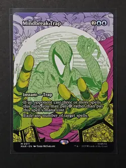 MTG Marvel Universe Eternal-Legal Mindbreak Trap (Borderless) Non-foil M 11 - Image 1