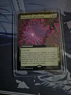 Web of Life and Destiny - #268 (Extended Art) Marvel's Spider-Man Regular - Mtg - Image 1