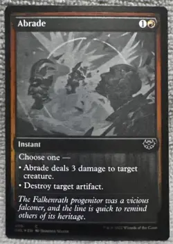 Abrade Innistrad: Double Feature 406 Foil Common MTG - Image 1