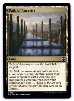 Path of Ancestry NM Commander: Modern Horizons 3 0363 MTG Regular - Image 1