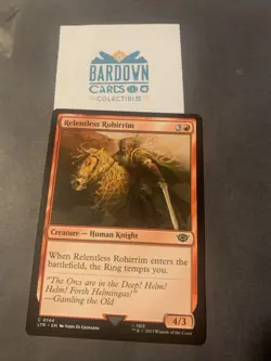 Relentless Rohirrim - NM MTG LTR Lord of the Rings : Tales of Middle-Earth 0144 - Image 1