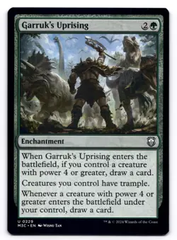 Garruk's Uprising NM Commander: Modern Horizons 3 0229 MTG Regular - Image 1