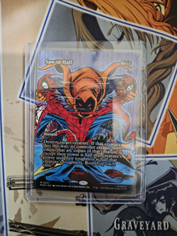 Saw in Half 0021 Borderless MTG Spider-Man Non-Foil NM/M - Image 1