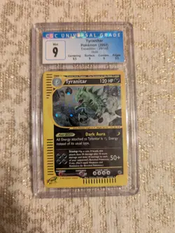 Pokemon Tyranitar Expedition Holo Rare #29 CGC 9 Mint - Image 1