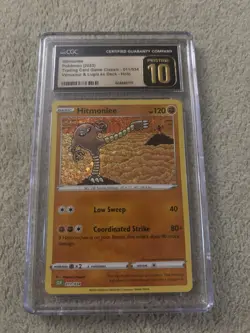 CGC 10 PRISTINE Hitmonlee Holo 011/034 Trading Card Game Classic CLV Pokemon - Image 1
