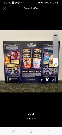 Disney Lorcana: The First Chapter Gift Set (4 Packs 12 Cards each) 4050368981752 - Image 2