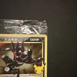 Greninja Gold Star SWSH144 Holo Celebrations Black Star Promo Card SEALED - Image 5