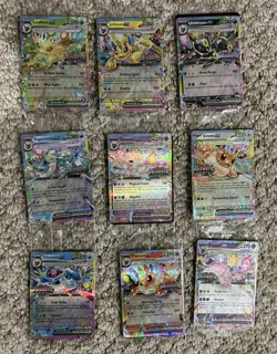 Prismatic Evolutions Surprise Box Sealed Stamped EX Promo Cards COMPLETE SET 9/9 - Image 1