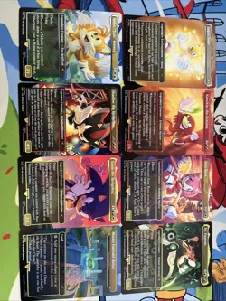 Magic Secret Lair - Sonic Friends And Foes Non-Foil Set - OPENED with bonus card - Image 1