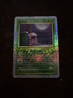 Pokemon TCG Grimer Legendary Collection Reverse Holo Common Card 78/110 - Image 1
