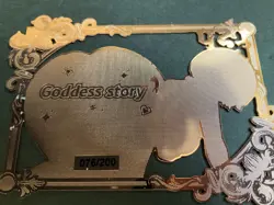 Goddess Story Gold METAL Card - Serial Number #076/200! - Anime Bikini Rem - Image 2