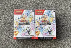 Pokemon Trading Card Game, Scarlet & Violet Prismatic Evolutions Booster Bundles - Image 1