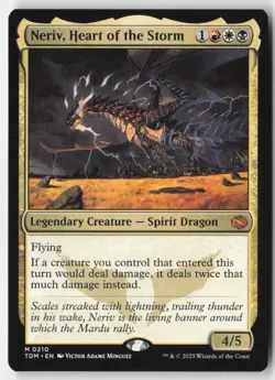 MTG - Neriv, Heart of the Storm M Tarkir: Dragonstorm 210 LP-NM - Image 1