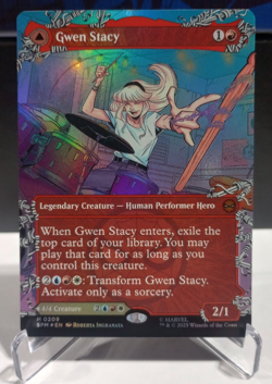 Foil Gwen Stacy | Ghost-Spider #209 (Borderless) [Marvel's Spider-Man] MTG - Image 1