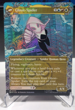 Foil Gwen Stacy | Ghost-Spider #209 (Borderless) [Marvel's Spider-Man] MTG - Image 2
