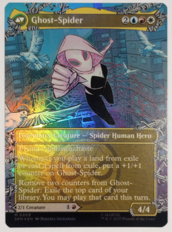 Foil Gwen Stacy | Ghost-Spider #209 (Borderless) [Marvel's Spider-Man] MTG - Image 4