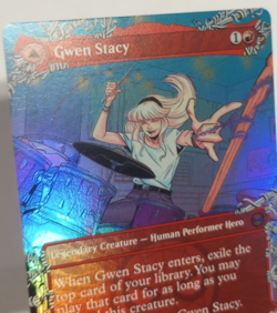 Foil Gwen Stacy | Ghost-Spider #209 (Borderless) [Marvel's Spider-Man] MTG - Image 5