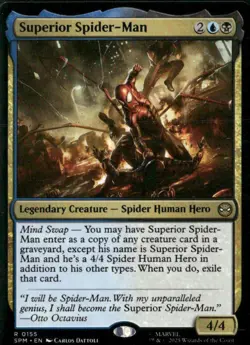 MTG Magic the Gathering Spider-Man Rare 155 Superior Spider-Man - Image 1