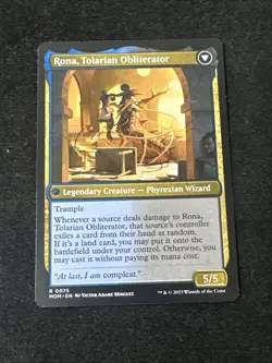 Rona Herald of Invasion Tolarian Obliterator March the Machine MoM Magic 75 NM - Image 2