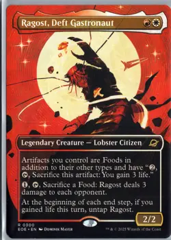 Ragost, Deft Gastronaut (Borderless) Edge of Eternities #300 - Image 1