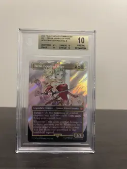 2025 MTG Final Fantasy EN Borderless Surge Foil 0212 Terra Herald of Hope BGS 10 - Image 1