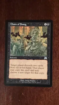 Chain of Smog Onslaught EX/LP 132/350 MTG Magic the Gathering Sorcery Uncommon - Image 3