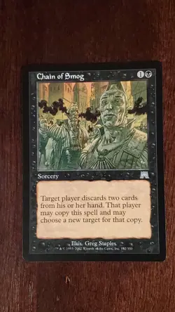 Chain of Smog Onslaught EX/LP 132/350 MTG Magic the Gathering Sorcery Uncommon - Image 5