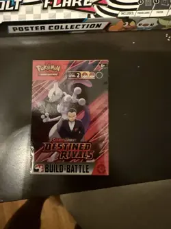 Pokemon Destined Rivals Build And Battle Kit - *SEALED* (4 Packs + Promo + Deck) - Image 1