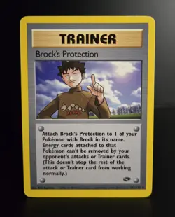 Pokemon TCG - BROCK'S PROTECTION - 101/132 - RARE - GYM CHALLENGE (2000) - LP - Image 1